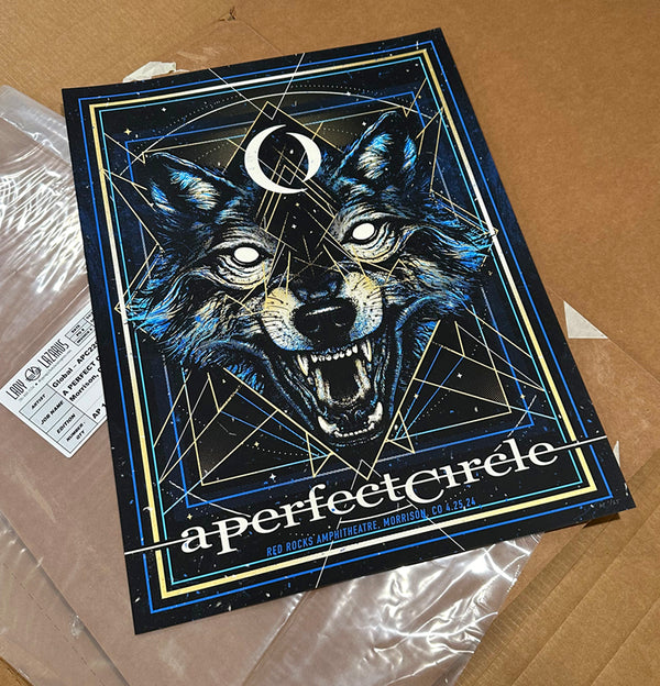 A Perfect Circle Cosmic Wolf Poster