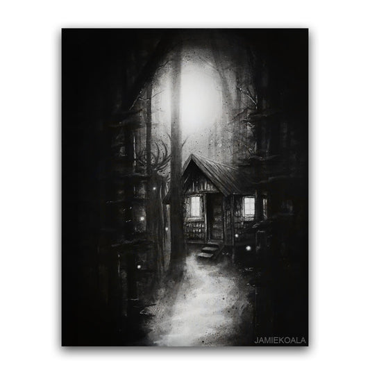 Cabin In The Woods Print