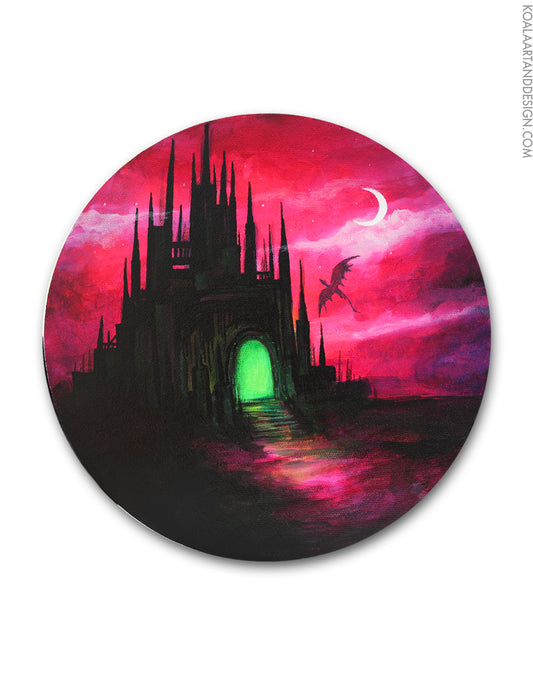 ORIGINAL Dragon's Keep Painting