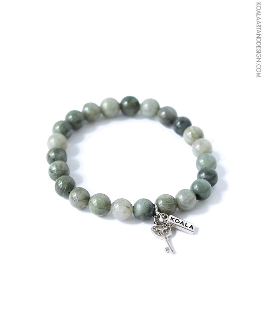 Green Tourmaline Key Bracelet