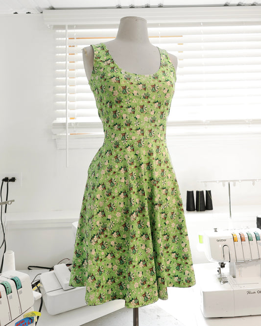 Forest Spirit Skater Dress Small