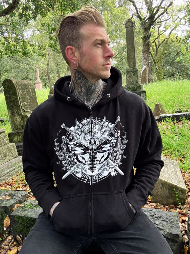 @celticjumper wearing Union of Souls Zip-Up Hoodie