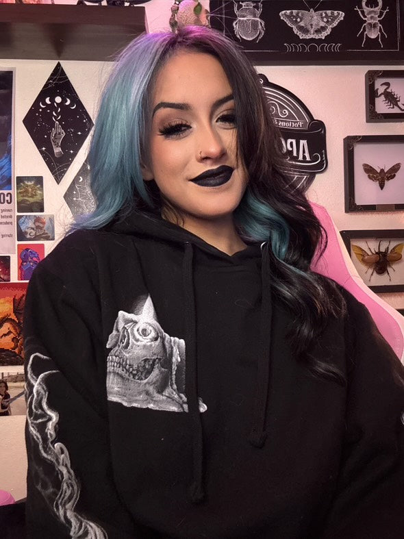 @countrydancekris wearing Limited Edition Burn Out Candle Hoodie