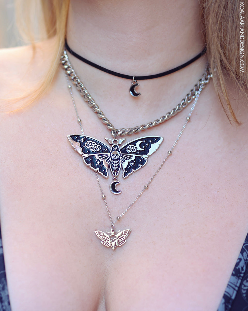 Astral Moth Necklace
