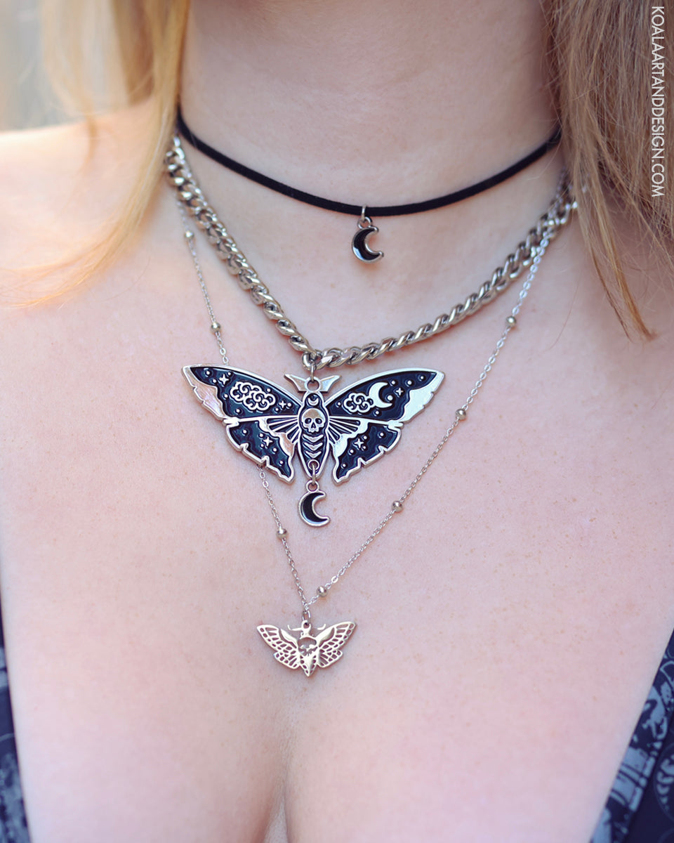 Black Moon Choker Necklace