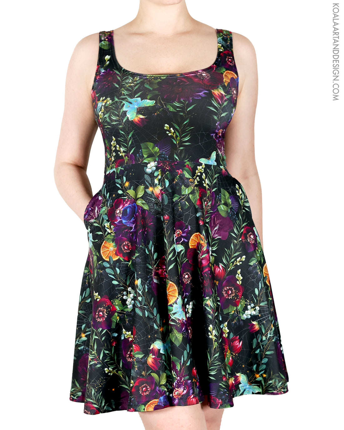 fashionmia skater dresses Dark Romance Skater Dress L
