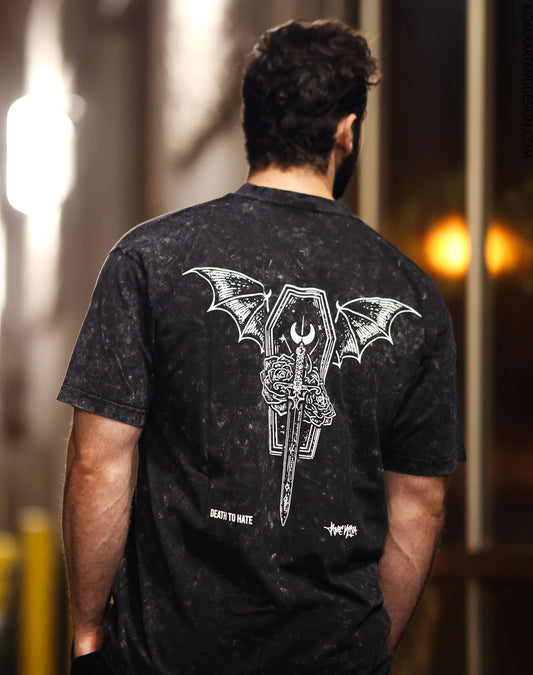 LIMITED EDITION Death to Hate Shirt Mineral Wash