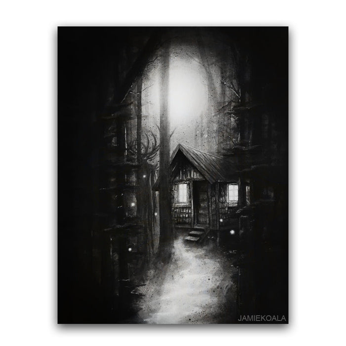 Cabin In The Woods Print