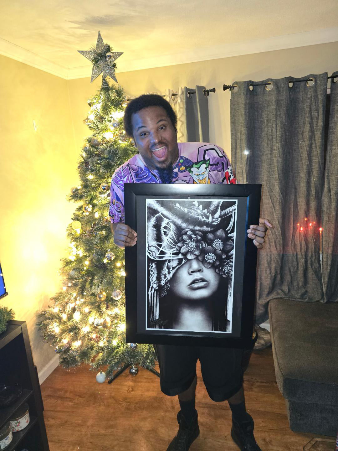 @najeezy2 wearing Mindscape Print