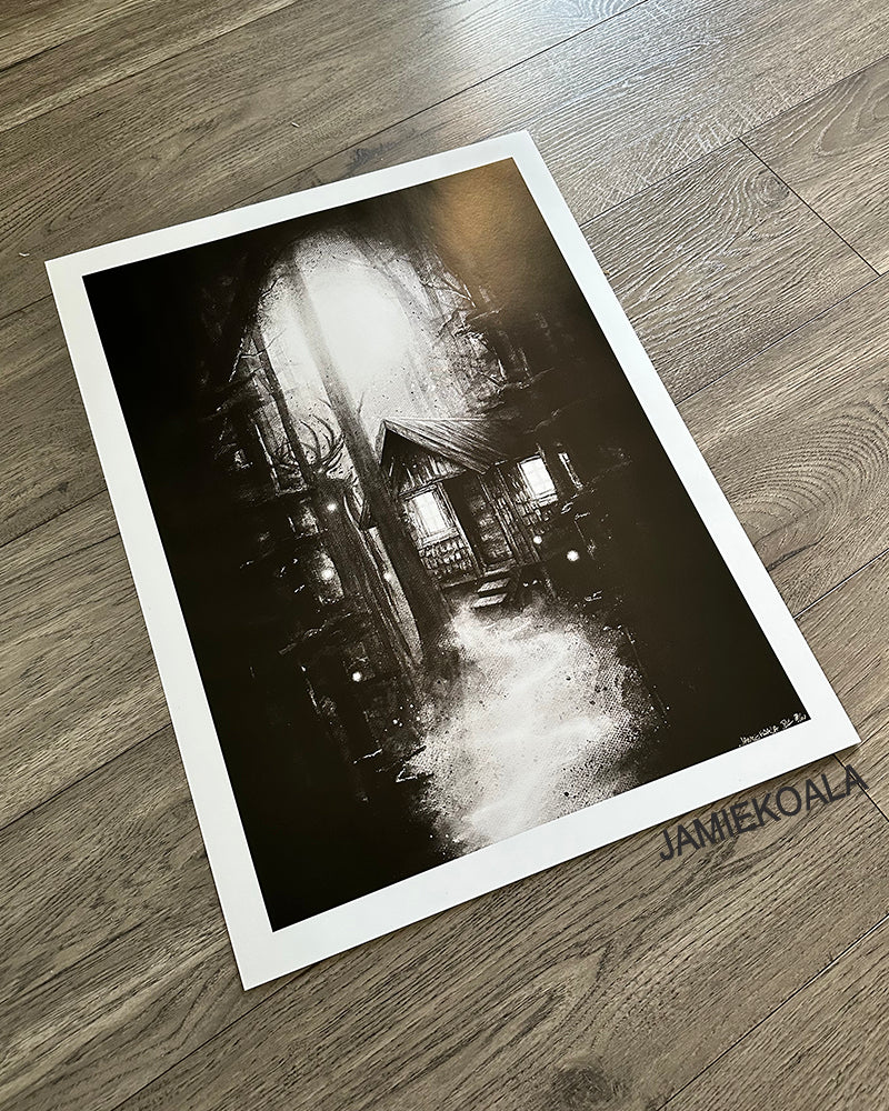 Cabin In The Woods Print