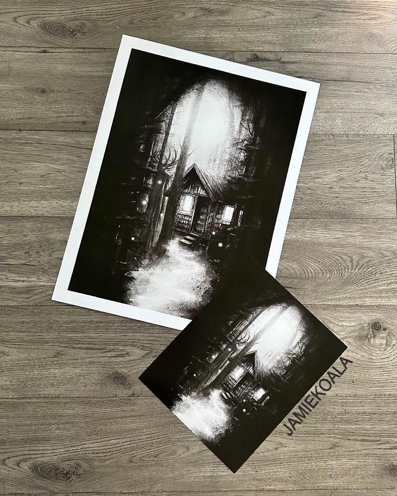 Cabin In The Woods Print