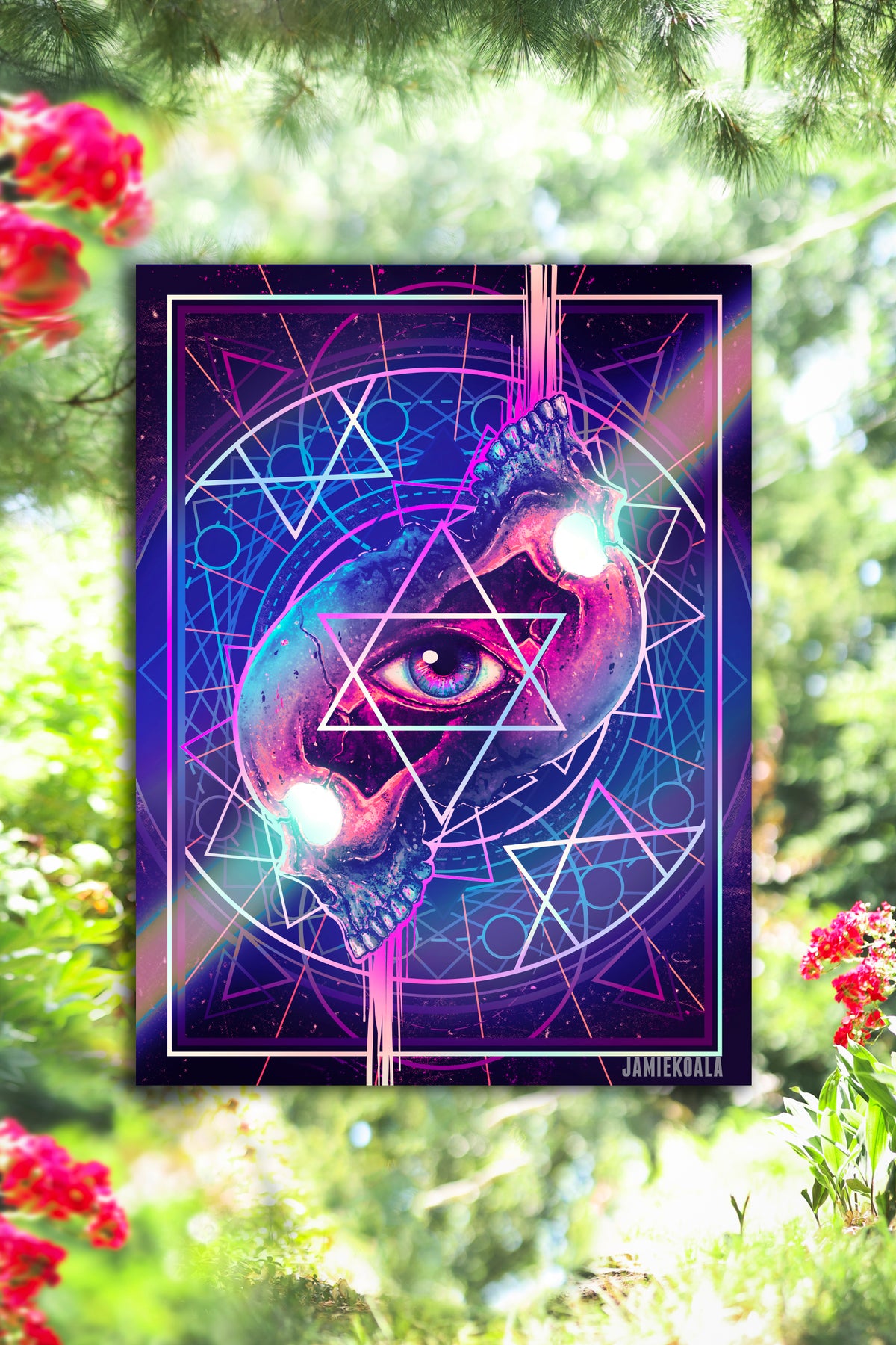 LIMITED EDITION Divergence Print Eclipse Merkaba Variant