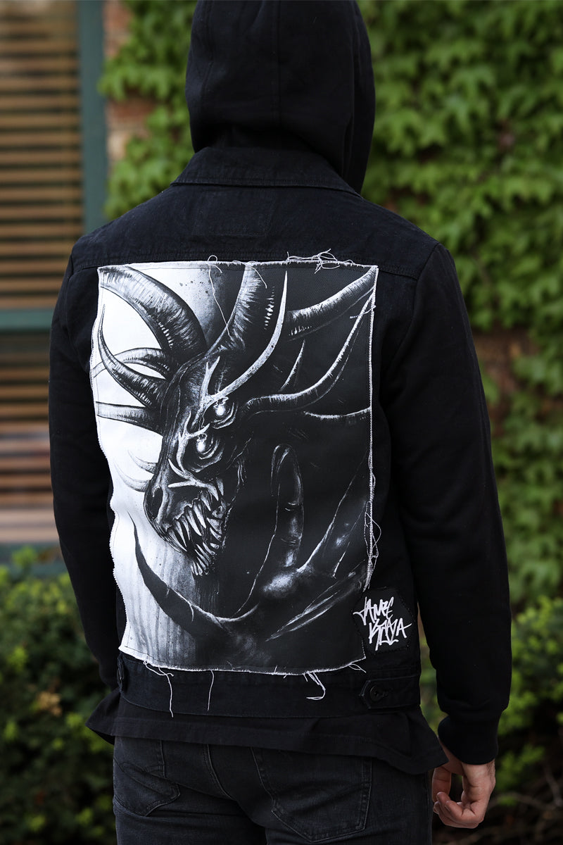 Dream Eater Denim Hoodie Jacket (made to order)