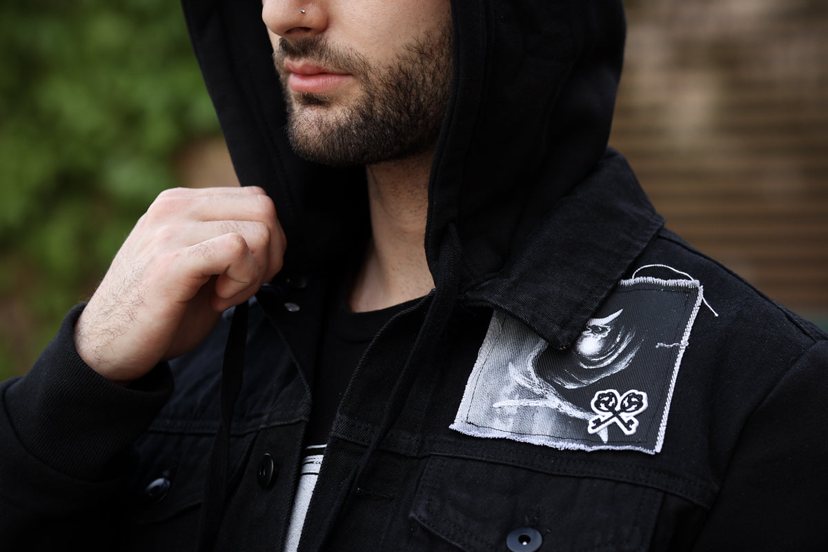 Dream Eater Denim Hoodie Jacket (made to order)