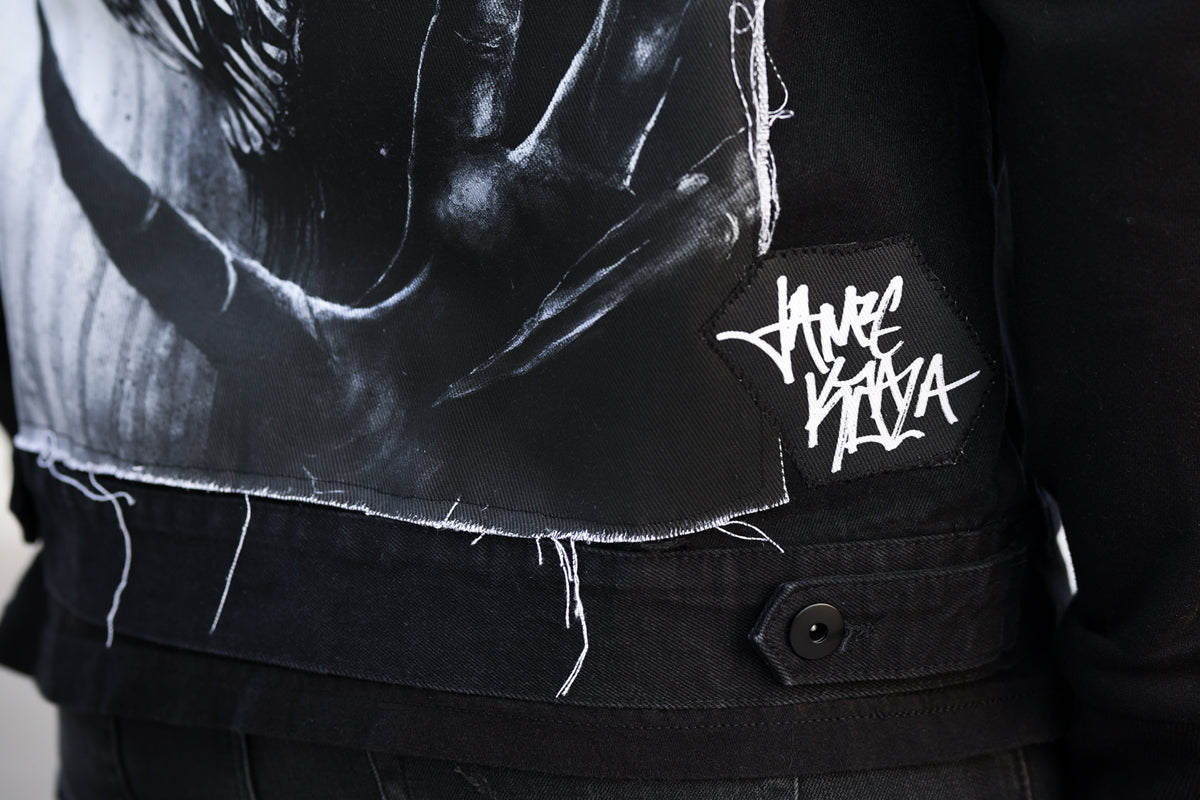 Dream Eater Denim Hoodie Jacket (made to order)