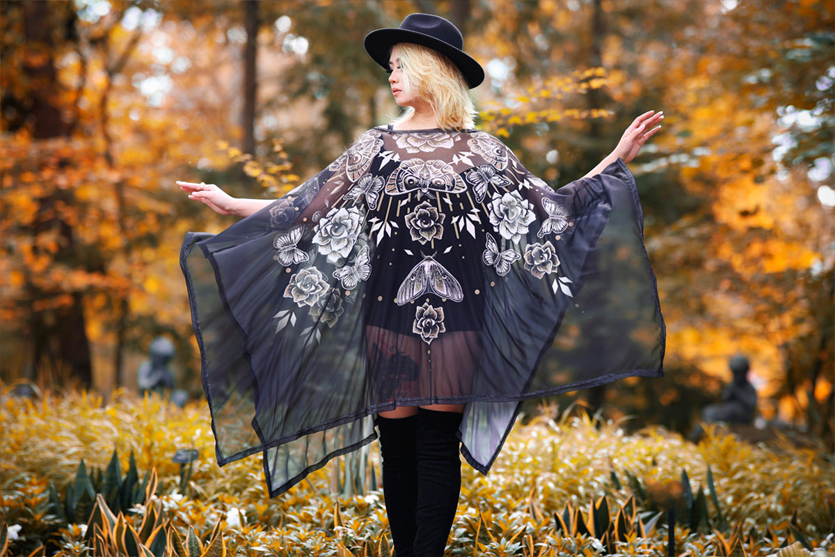 Mystify Mesh Poncho