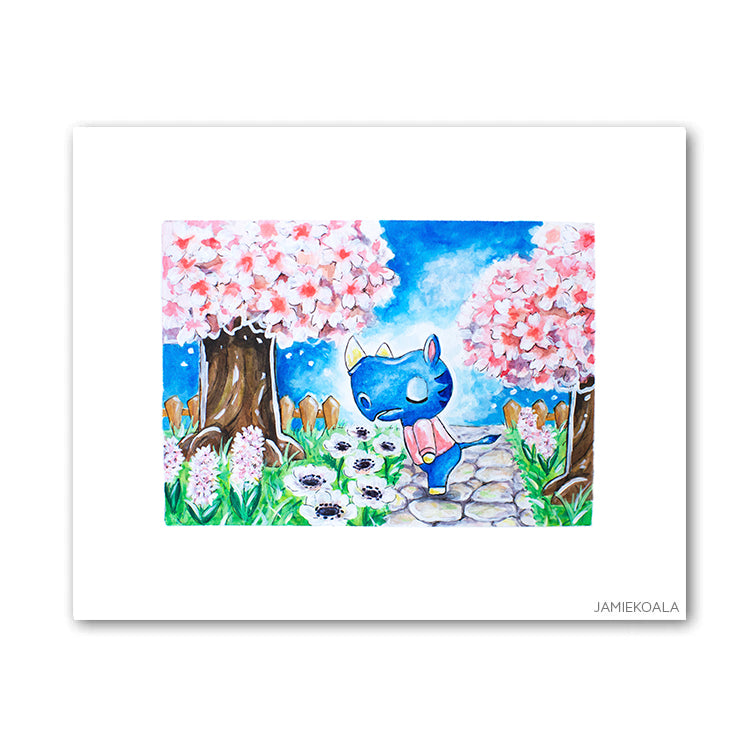Animal Crossing Rhino Print