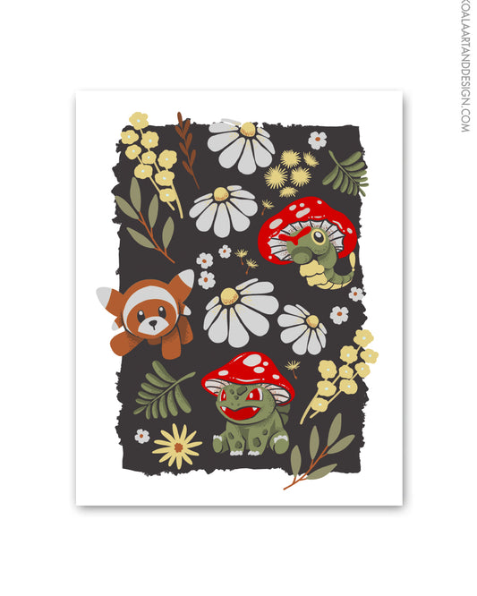 Cottage'Mon Poke' Print