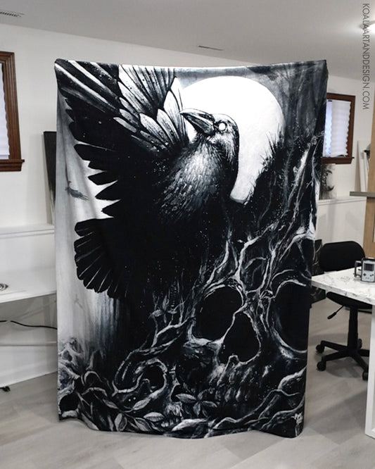 Murder Of Crows Blanket