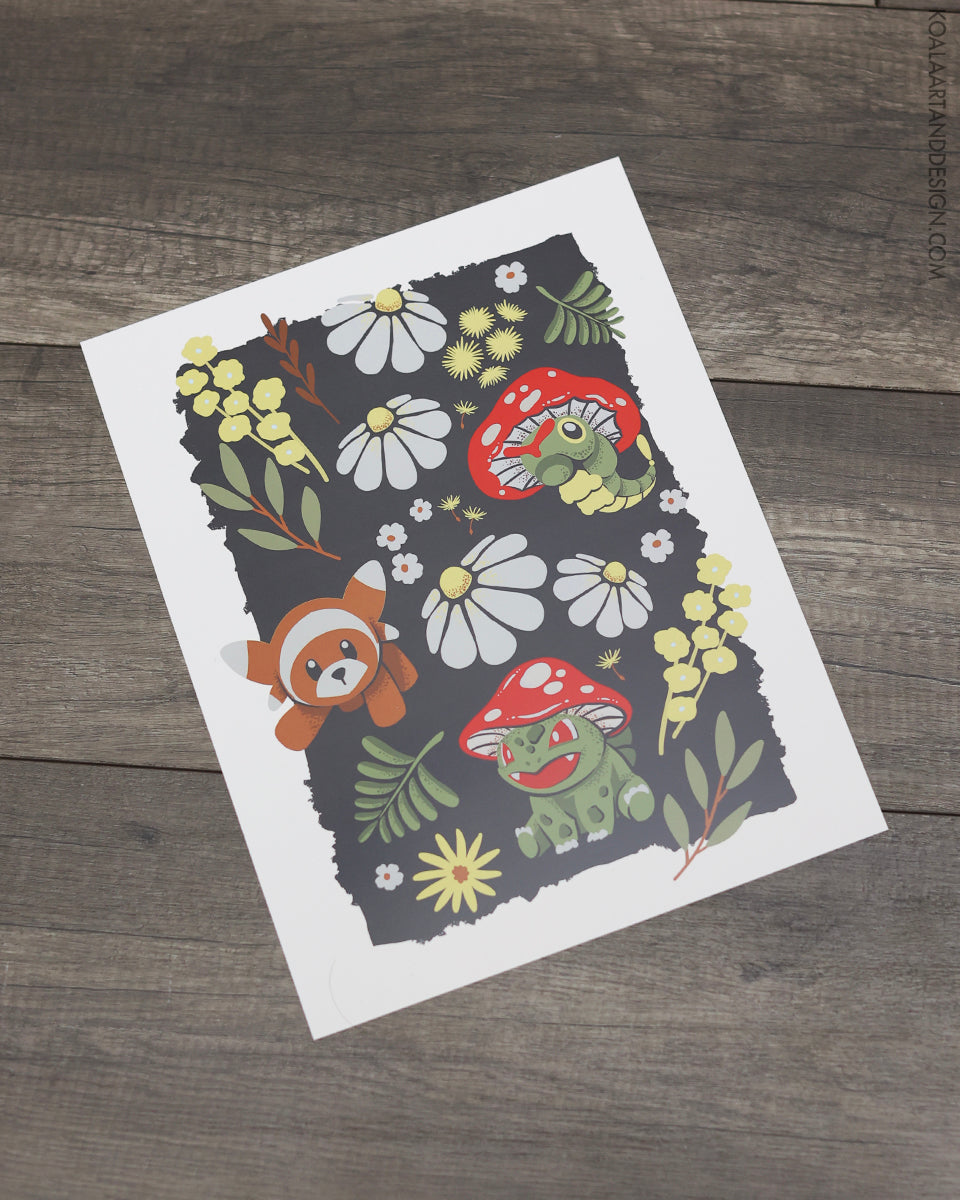 Cottage'Mon Poke' Print