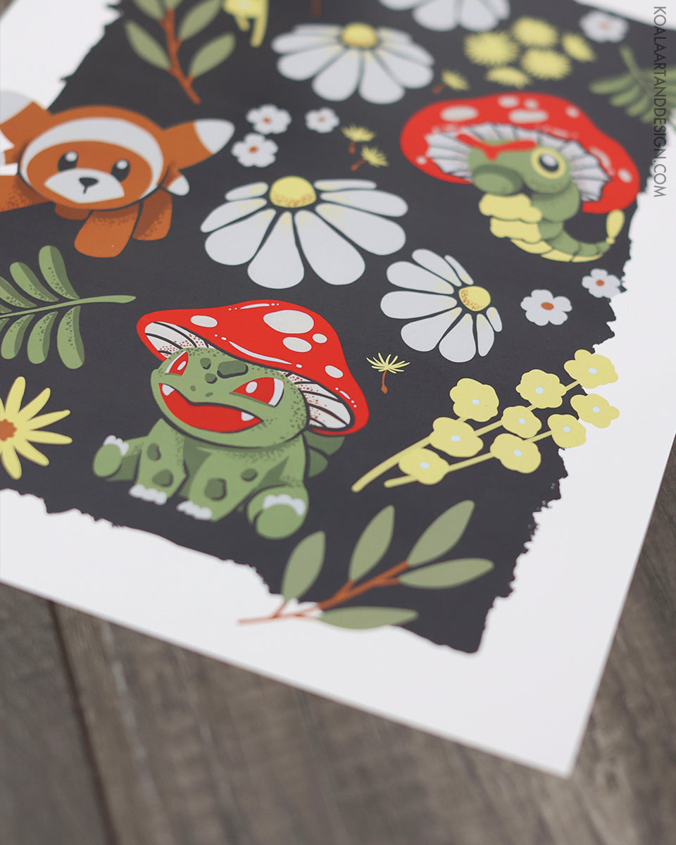 Cottage'Mon Poke' Print