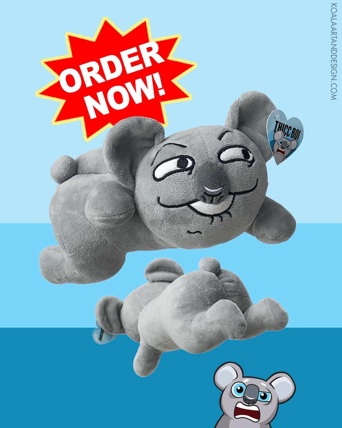 LIMITED EDITION Thicc Boi Koala Plushie 2.0
