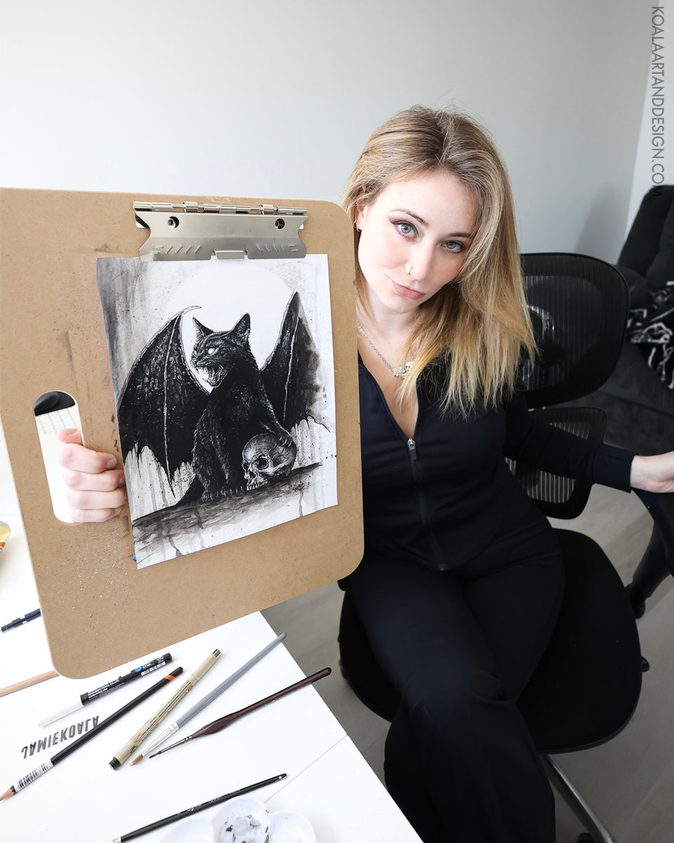 Precious, The Vampire Cat Print
