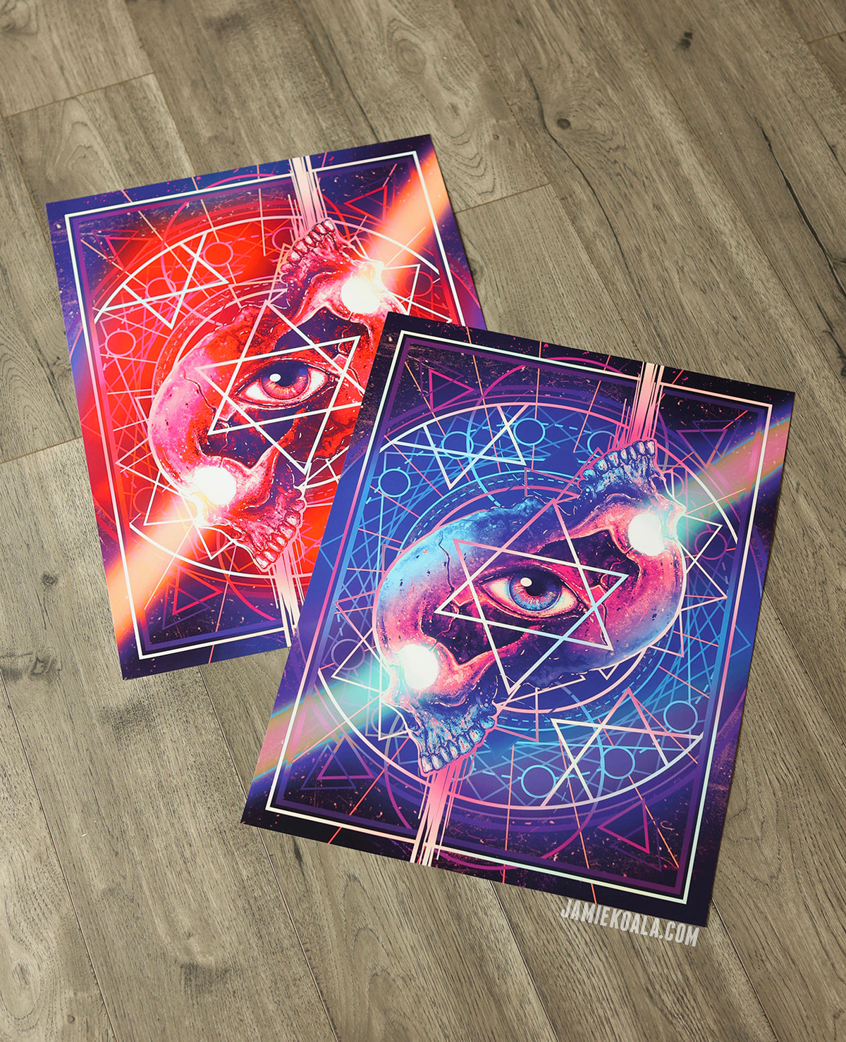 LIMITED EDITION Divergence Print Solar Merkaba Variant