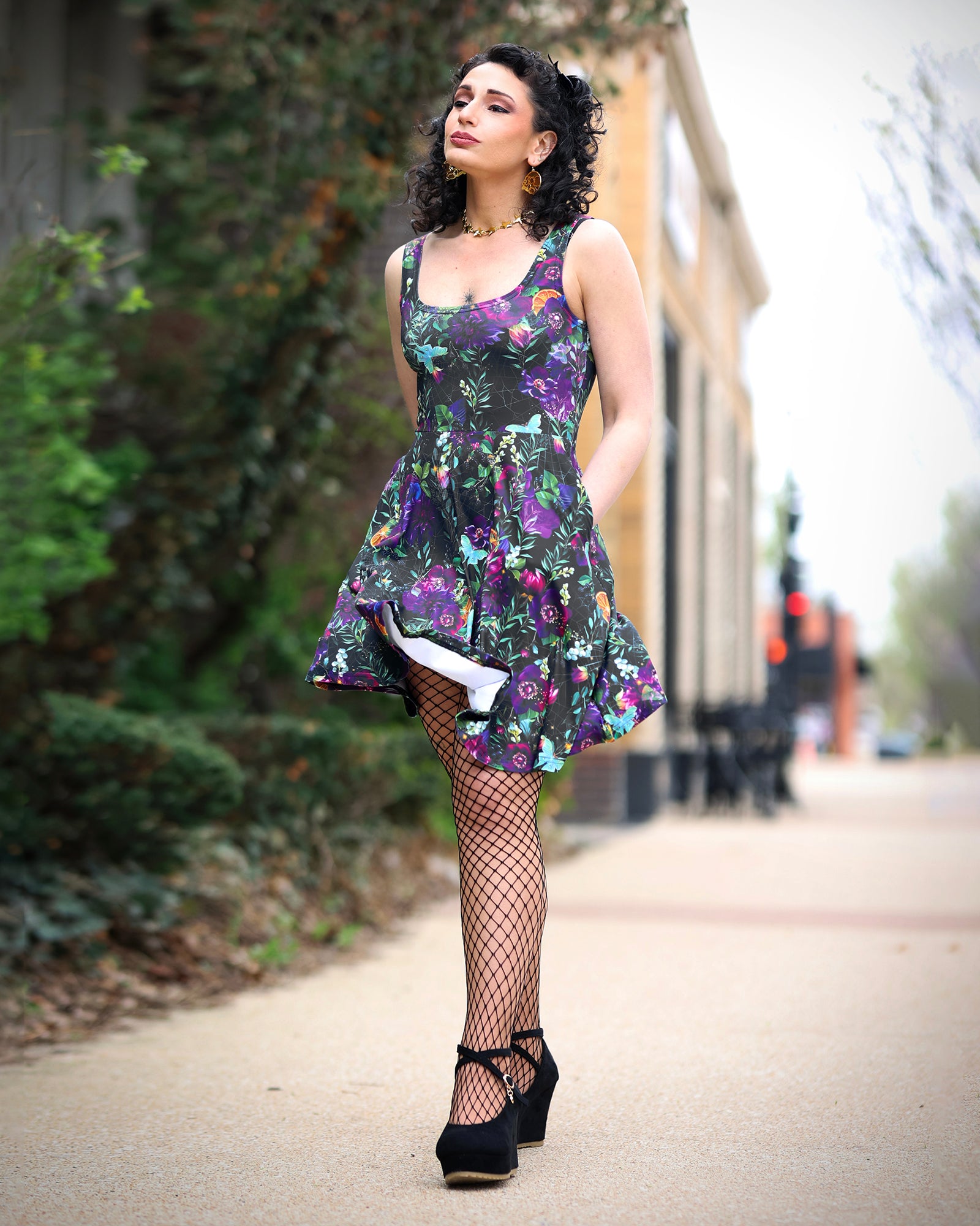 Dark Romance Skater Dress