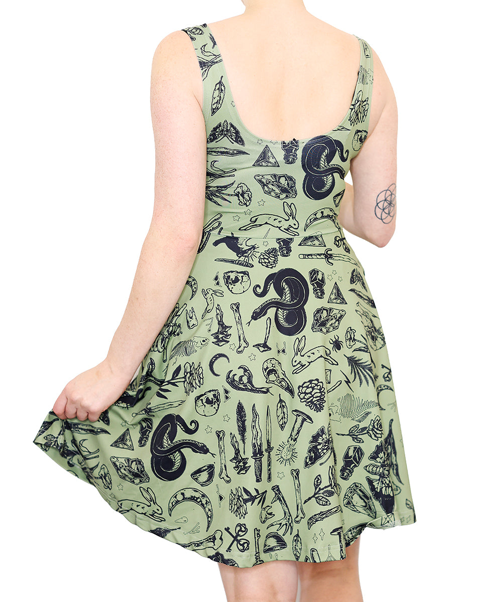 Spell Bound Pocket Skater Dress