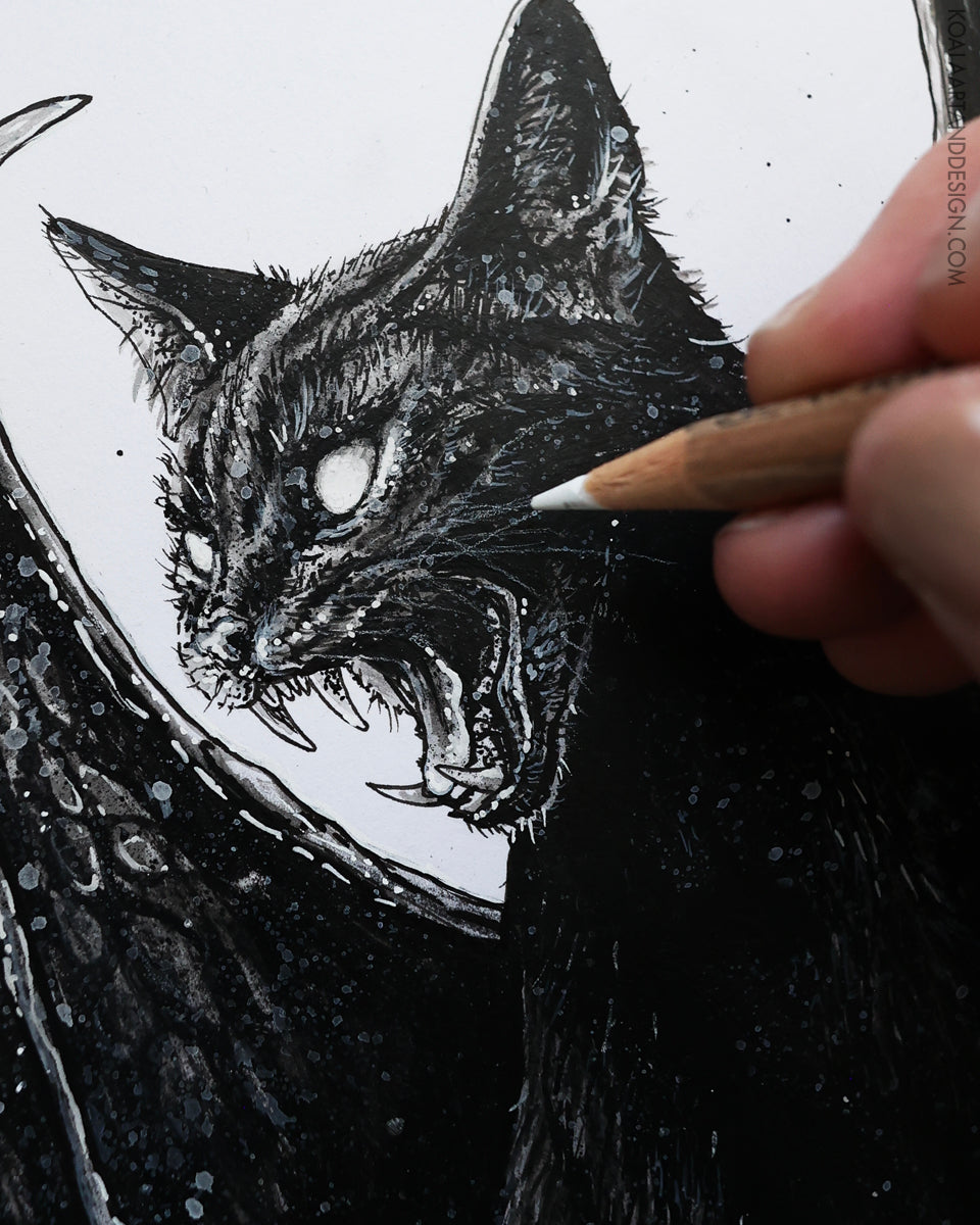 Precious, The Vampire Cat Print