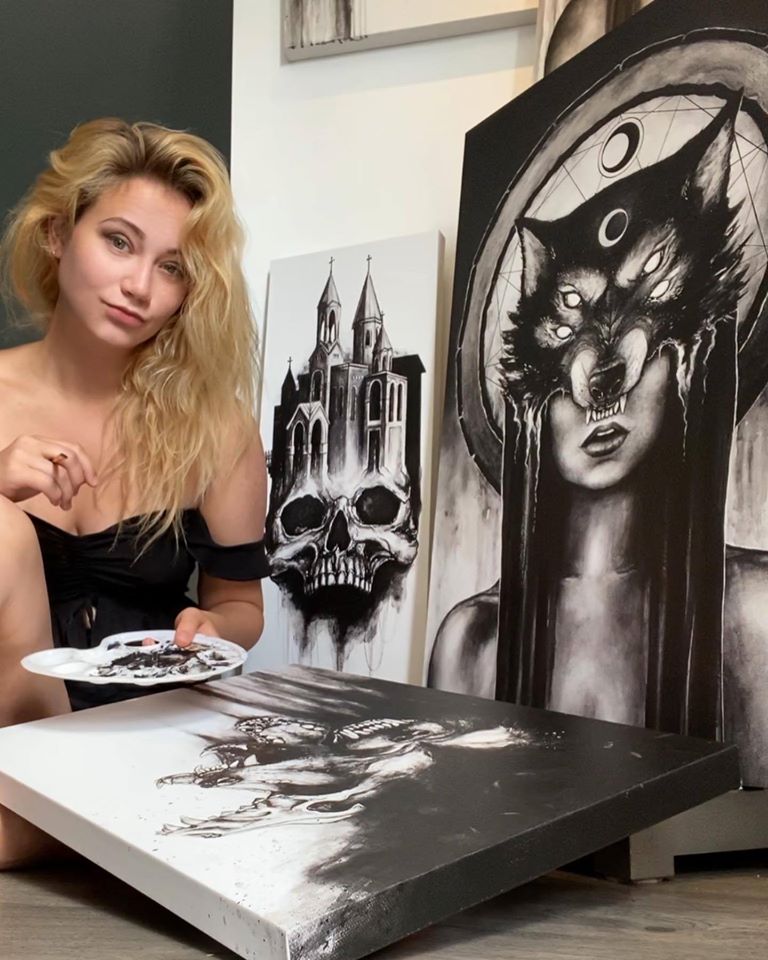 The Huntress Replica Canvas