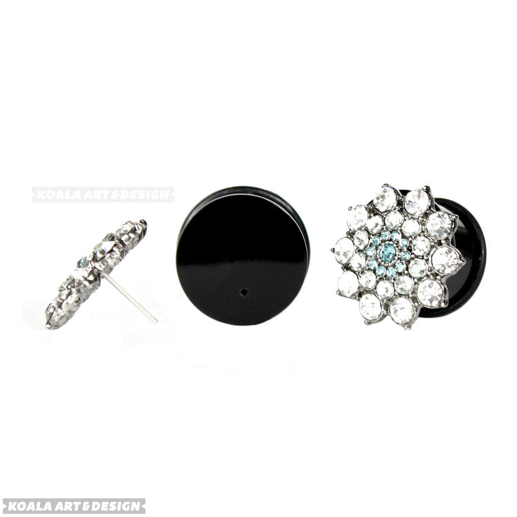 Black Plug Earring Converter