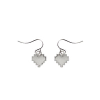 8Bit Heart Earrings