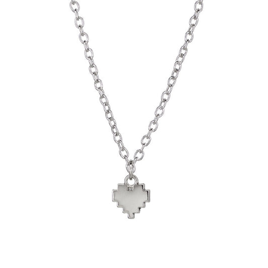 8Bit Heart Necklace