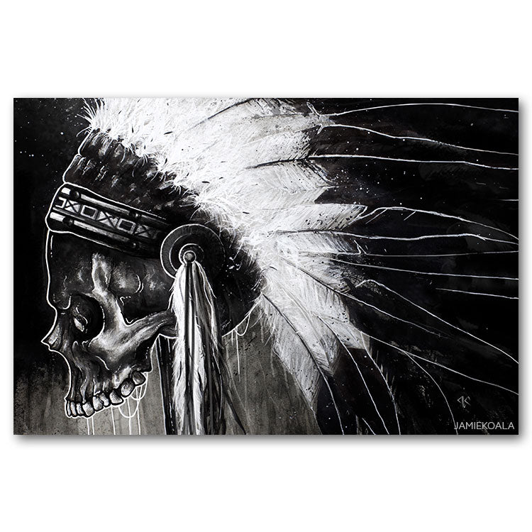Haunted Spirit Skull Print