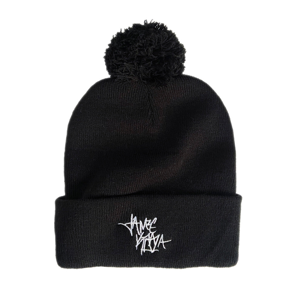 Signature Black Beanie