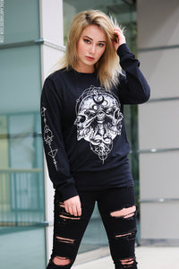 Skull Moth Long Sleeve Shirt