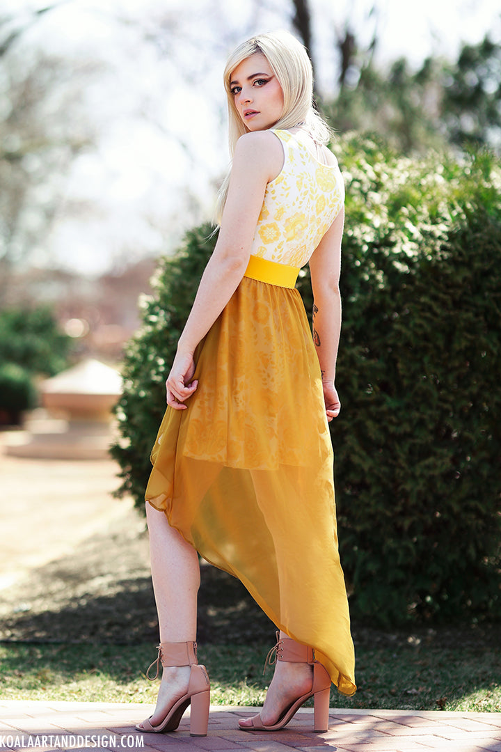 Mustard Waist Cape Belt