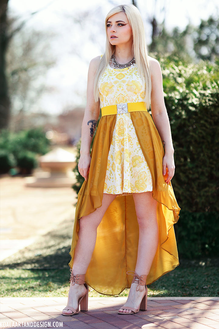 Mustard Waist Cape Belt