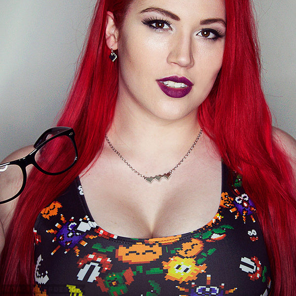 8Bit Heart Earrings