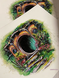 Hobbit House Print