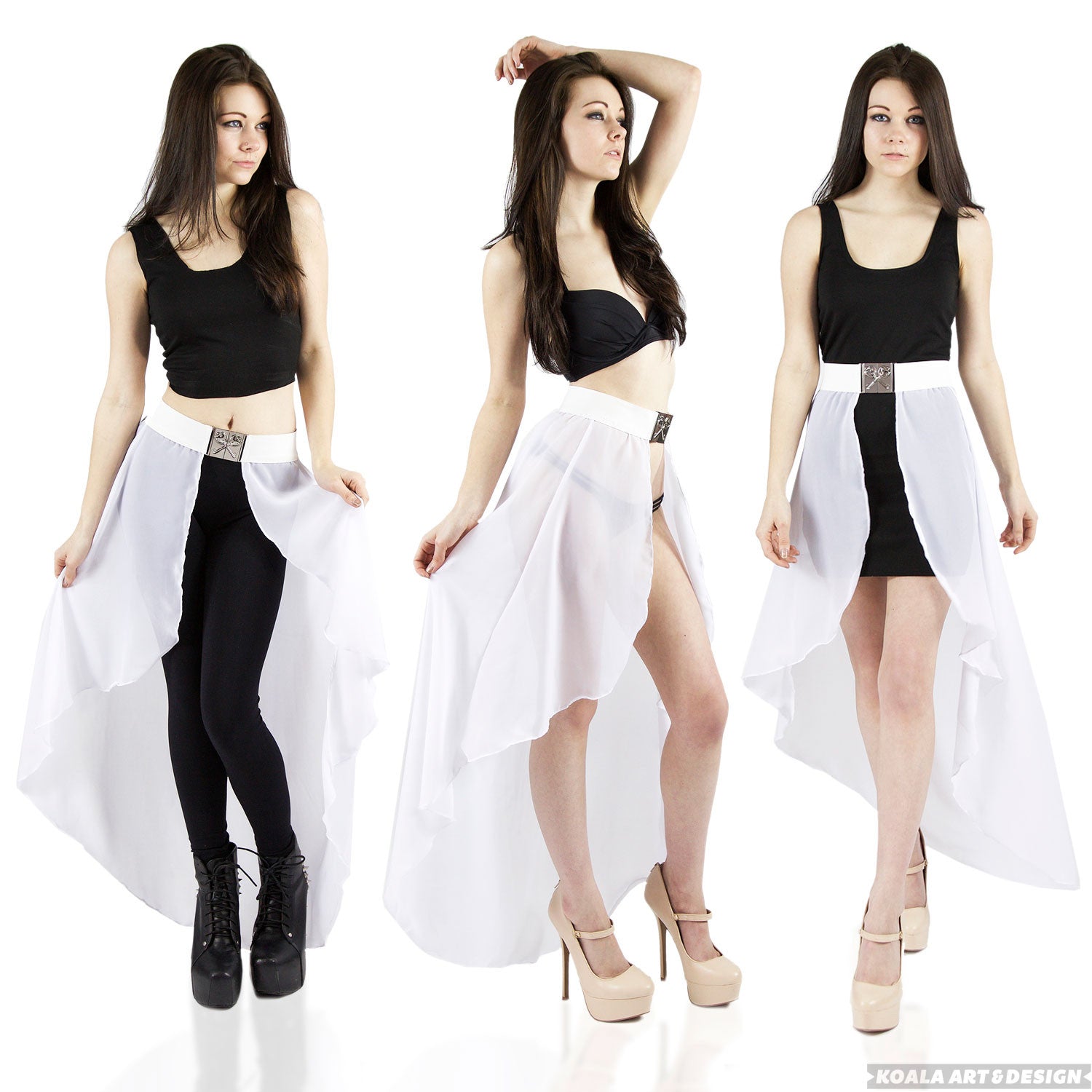 White Waist Cape Belt